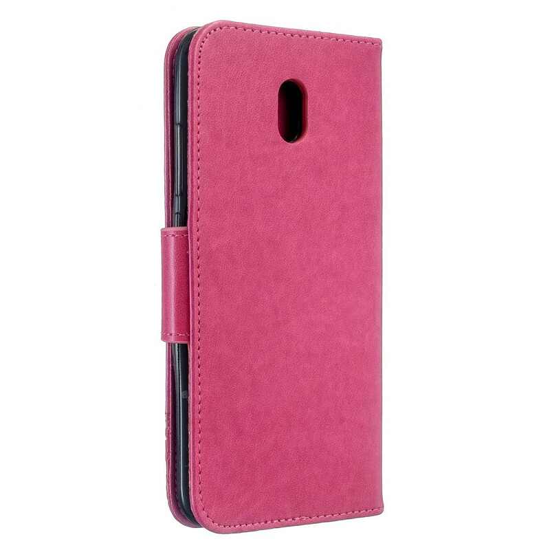 Xiaomi Redmi 8A Capa de CordÃ£o Impressa com Borboleta