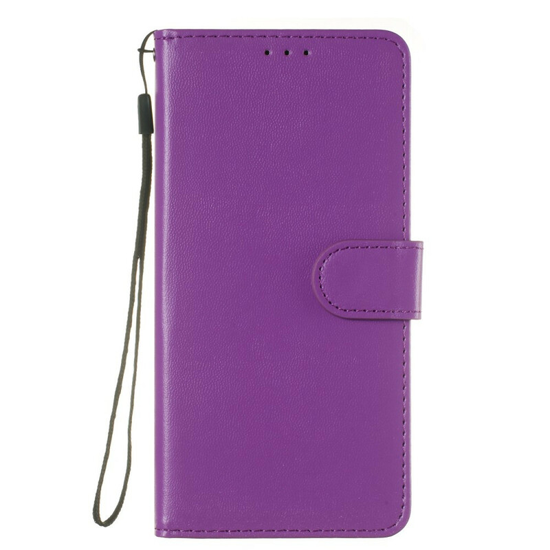 iPhone 6/6S Capa de pele Pura Cor com CordÃ£o