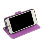 iPhone 6/6S Capa de pele Pura Cor com Cordão iPhone 6/6S Capa de pele Pura Cor com Cordão