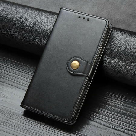 Capa de couro para iPhone 6/6S com fecho Vintage