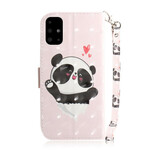 Samsung Galaxy A51 Panda Love Strap Case