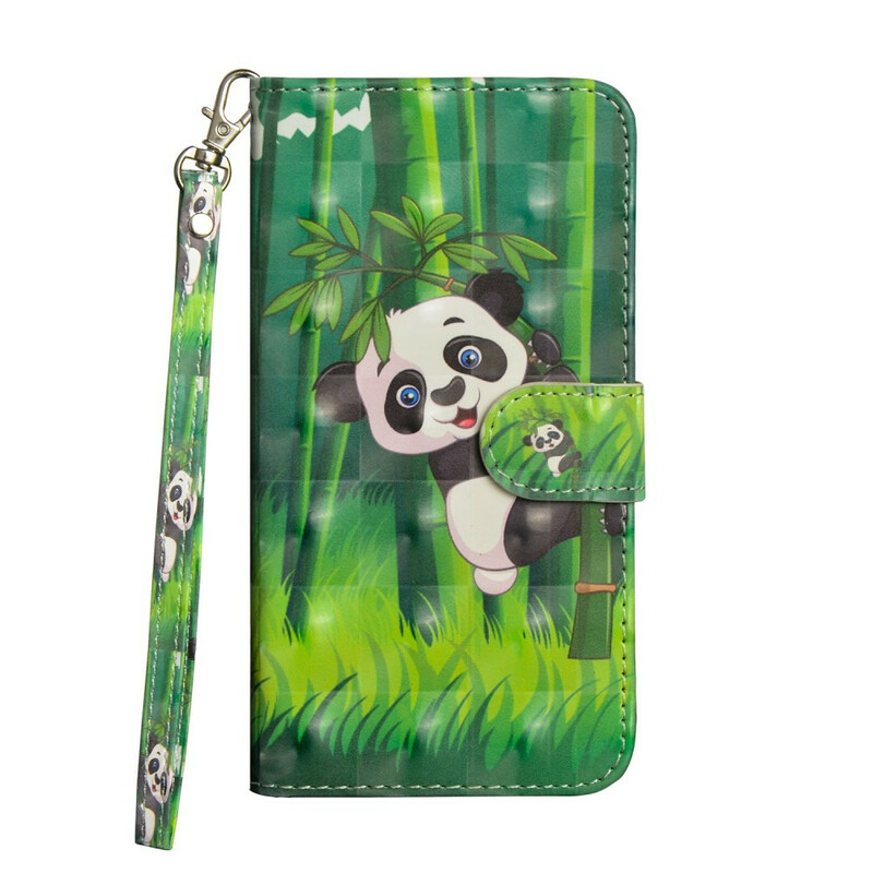 Samsung Galaxy A51 Panda e Capa de Bambu