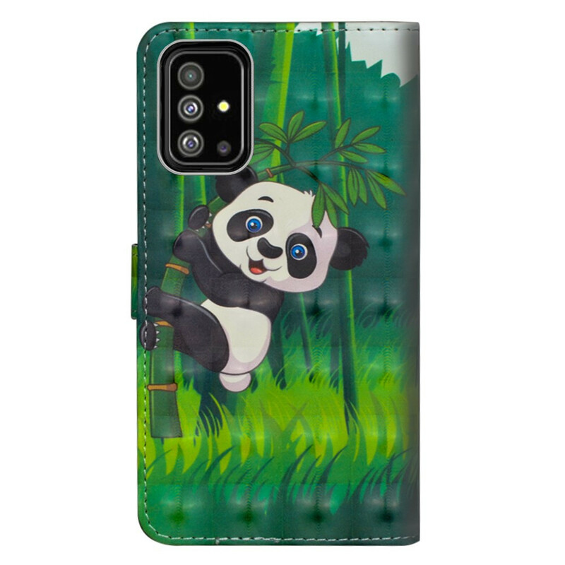Samsung Galaxy A51 Panda e Capa de Bambu