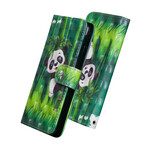 Samsung Galaxy A51 Panda e Capa de Bambu
