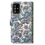 Capa Samsung Galaxy A51 Flowers Patterns