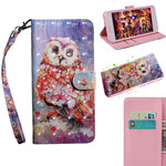 Samsung Galaxy A51 Case Owl the Painter