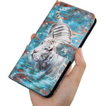 Samsung Galaxy A51 Tigre na capa de água