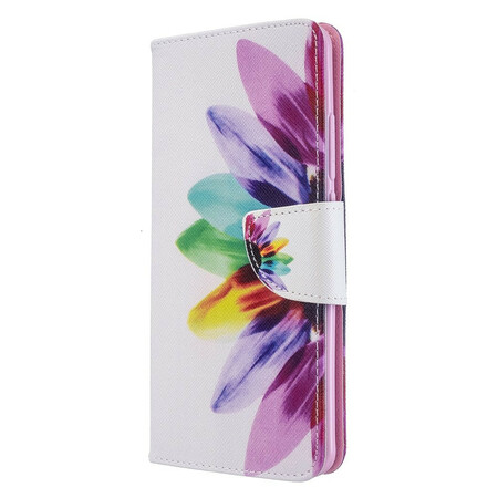 Xiaomi Mi Nota 10 Capa de flor de aguarela