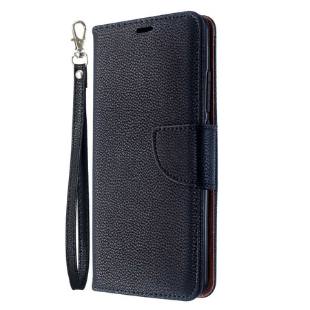 Xiaomi Mi Nota 10 Capa de Couro Litchi Colorido com Cordão