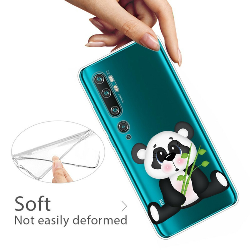 Xiaomi Mi Nota 10 Capa Transparente Panda Triste