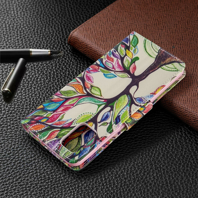 Capa Samsung Galaxy A51 Árvore colorida