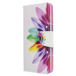 Capa de flor de aguarela Samsung Galaxy A51