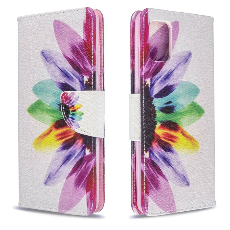 Capa de flor de aguarela Samsung Galaxy A51