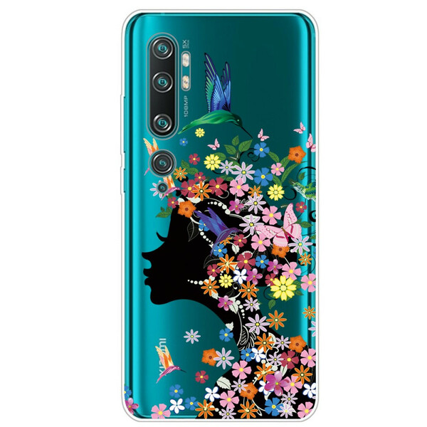 Xiaomi Mi Nota 10 Cabeça com Flor Bonita