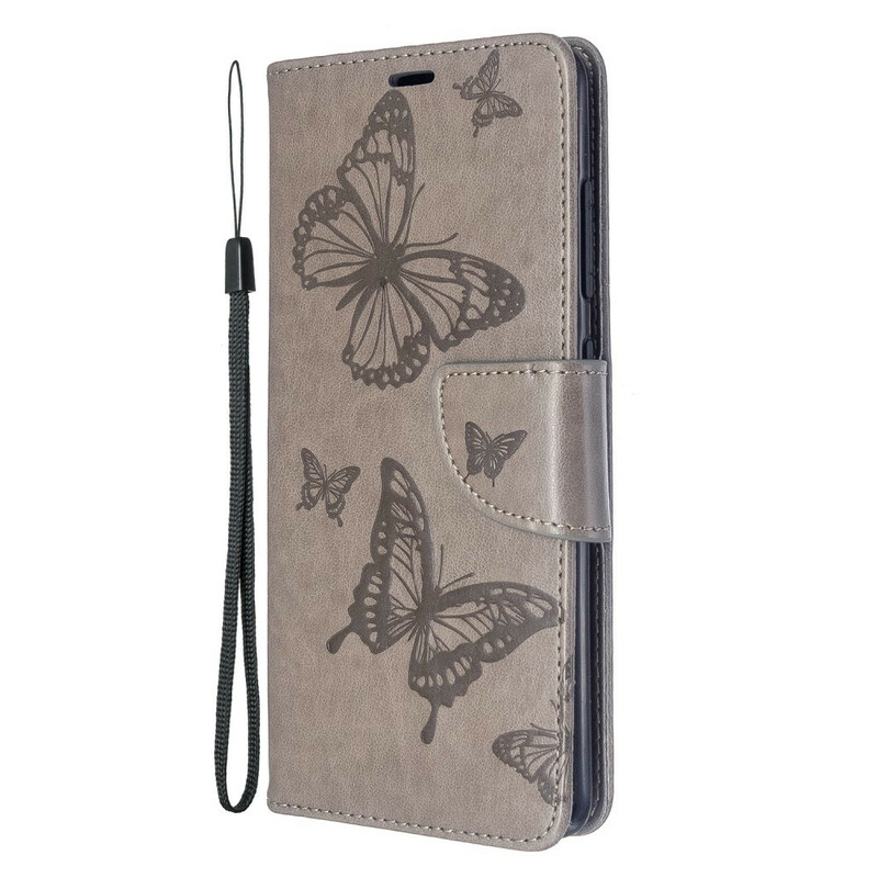 Samsung Galaxy A51 Case Butterflies in Flight with Strap