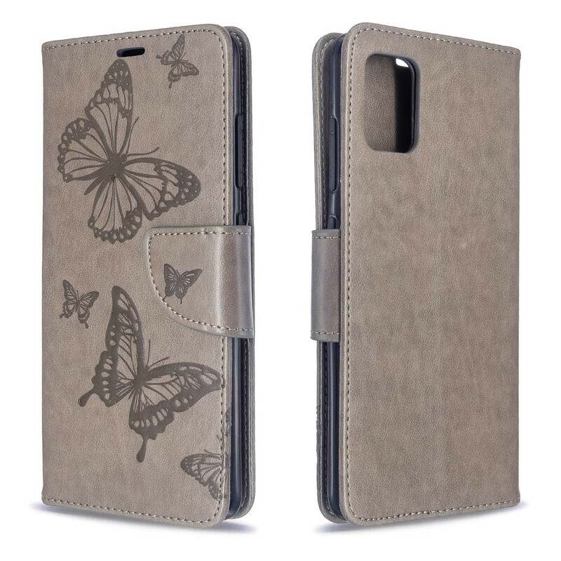 Samsung Galaxy A51 Case Butterflies in Flight with Strap