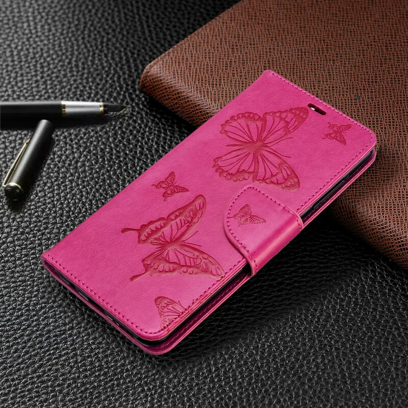 Samsung Galaxy A51 Case Butterflies in Flight with Strap