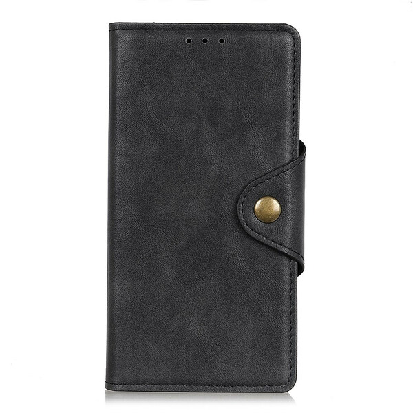 Samsung Galaxy Note 10 Lite Mock Leather Case Button