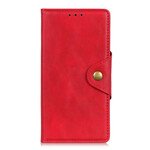 Samsung Galaxy Note 10 Lite Mock Leather Case Button