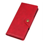Samsung Galaxy Note 10 Lite Mock Leather Case Button