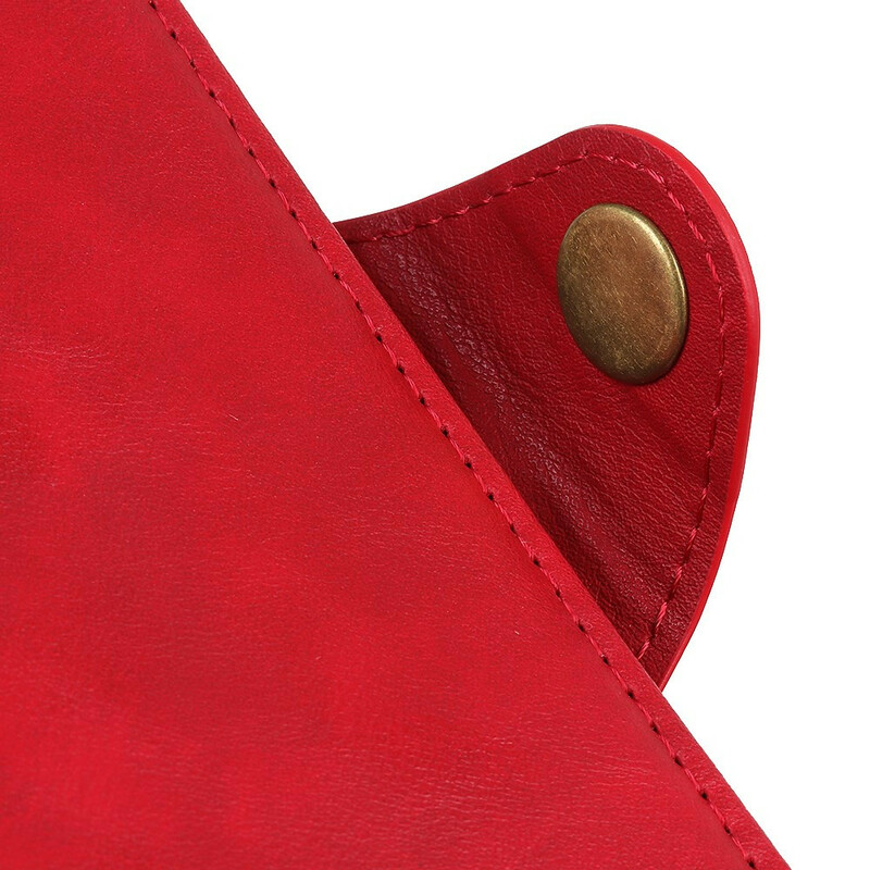 Samsung Galaxy Note 10 Lite Mock Leather Case Button