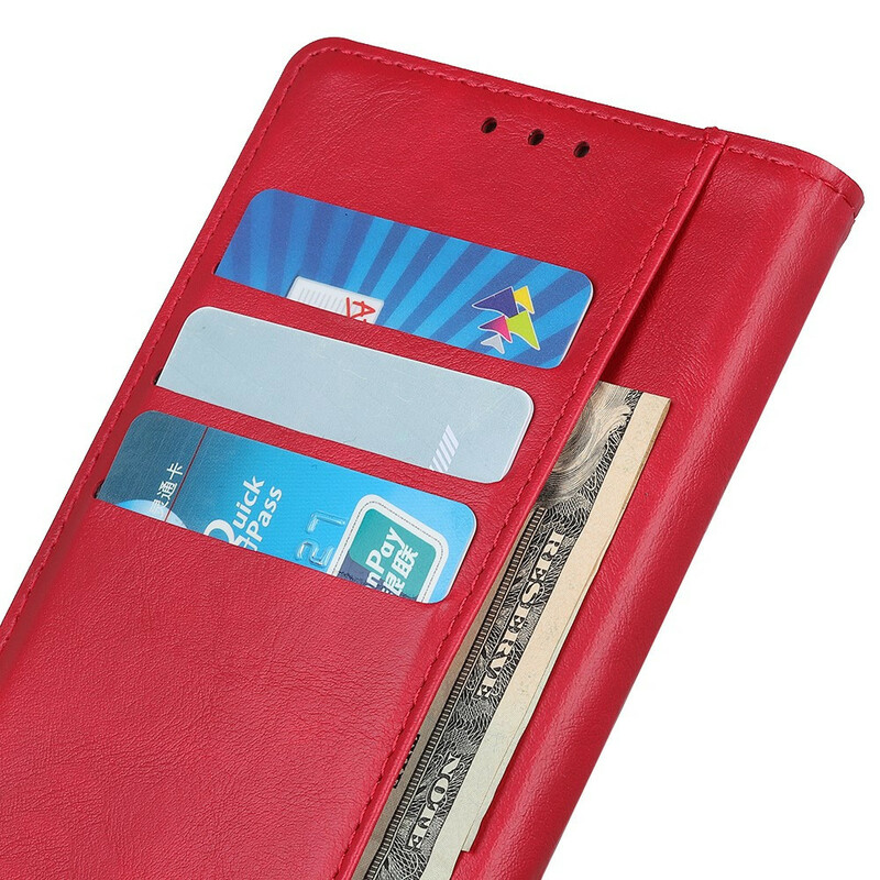 Samsung Galaxy Note 10 Lite Mock Leather Case Button