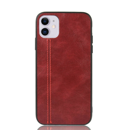 Costura da capa de couro do iPhone 11