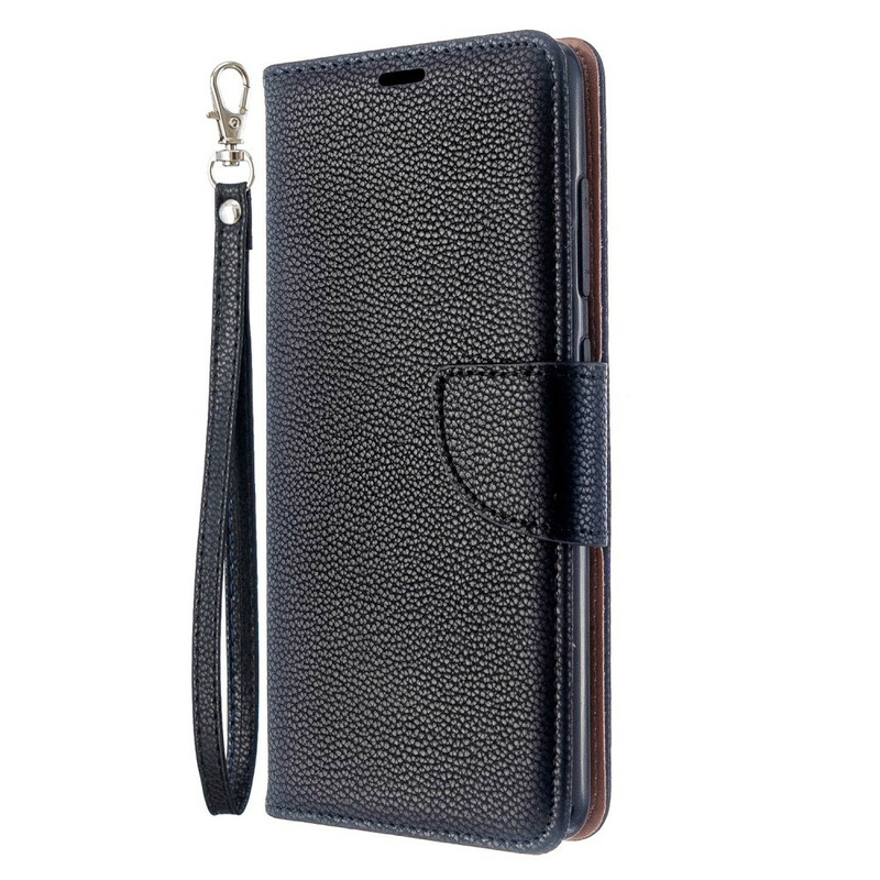 Samsung Galaxy A51 Case Lychee Oblique Flap