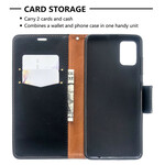 Samsung Galaxy A51 Case Lychee Oblique Flap