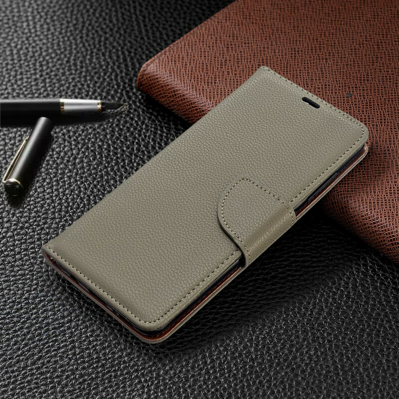Samsung Galaxy A51 Case Lychee Oblique Flap
