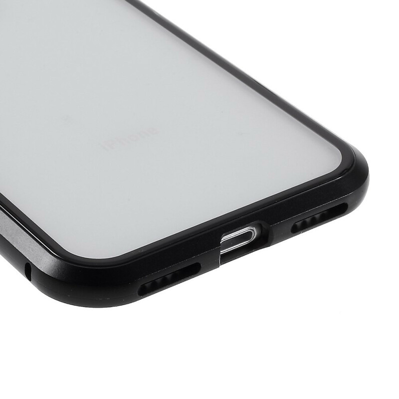 iPhone 8 / 7 Capa de metal e vidro temperado