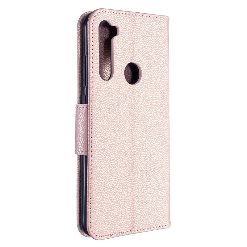 Xiaomi Redmi Note 8T Capa Litchi Aba oblíqua