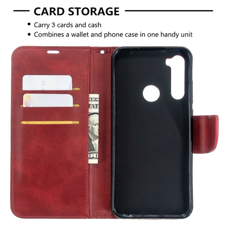 Xiaomi Redmi Note 8T Aba oblíqua lisa da capa