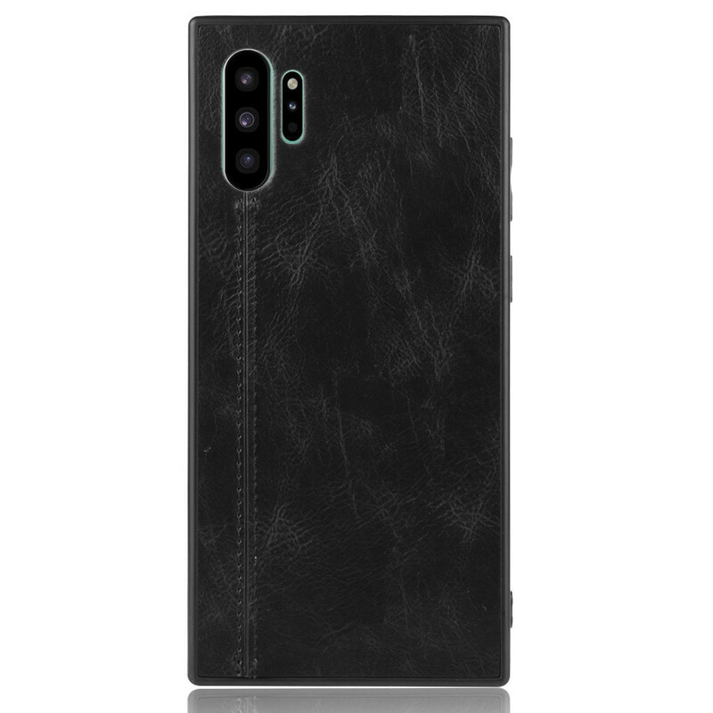 Samsung Galaxy Note 10 Plus Costura de Estilo de Couro