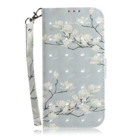 Capa Huawei P Smart 2019 Flower Tree with Strap