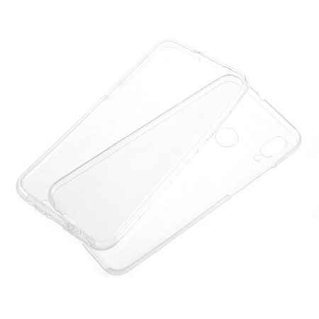 Huawei P Smart 2019 Capa transparente frontal e traseira destacável