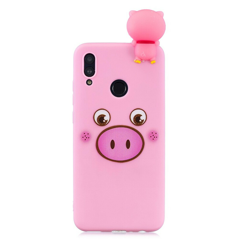 Capa Huawei P Smart 2019 Apollo the Pig 3D