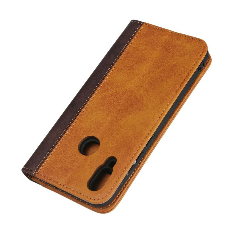 Tampa Flip Cover Huawei P Smart 2019 Efeito Couro