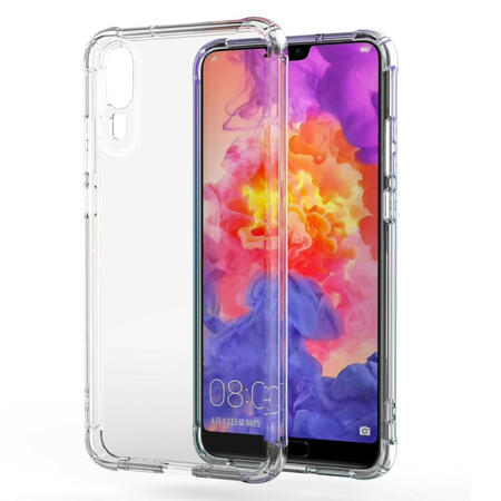 Huawei P20 Capa Transparente LEEU Almofadas PelÃcula pelÃcula pelÃcula protectoraaaas
