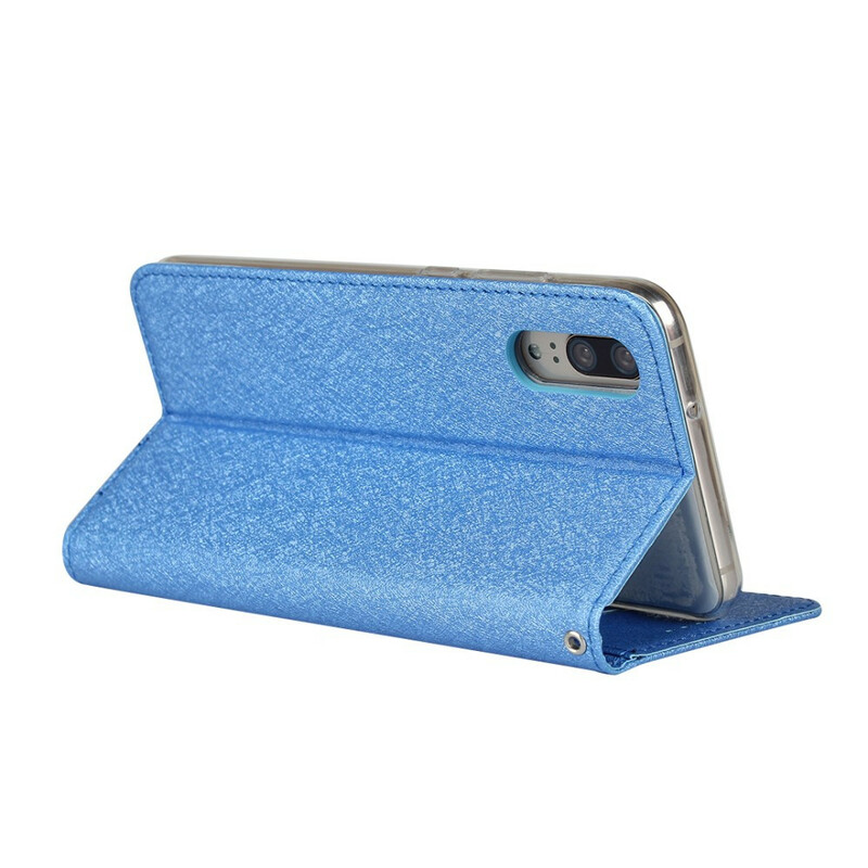 Capa Flip Cover Huawei P20 Estilo Couro Macio com CordÃ£o