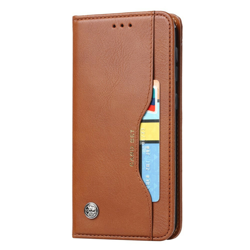 Capa Flip Cover Samsung Galaxy A20e Capa de cartão em pele