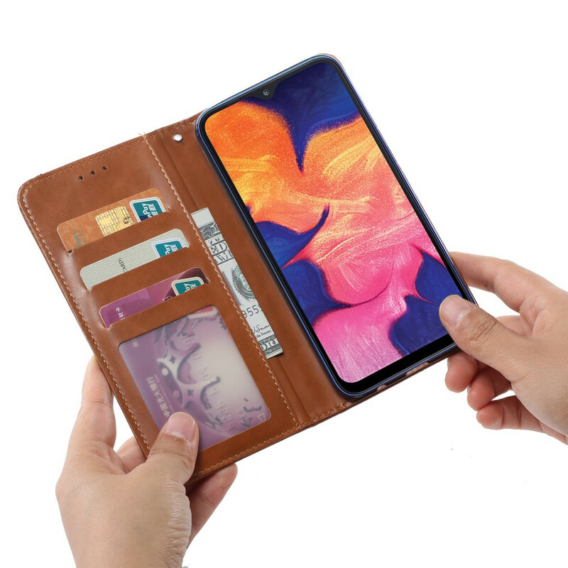 Capa Flip Cover Samsung Galaxy A20e Capa de cartão em pele