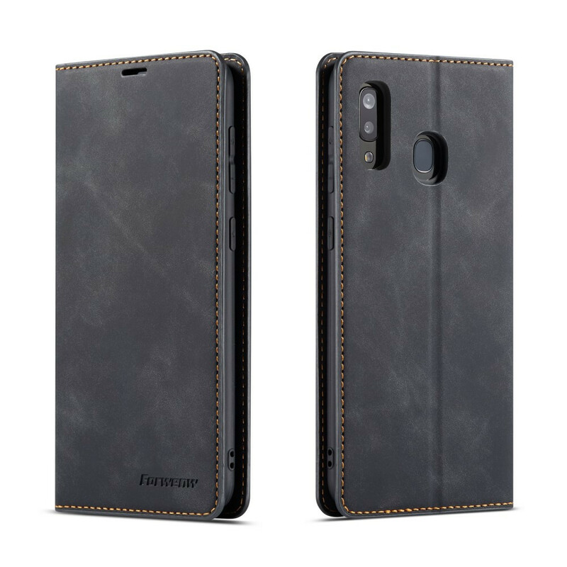 Capa Flip Cover Samsung Galaxy A20e Efeito Couro FORWENW Capa Flip Cover Samsung Galaxy A20e Efeito Couro FORWENW