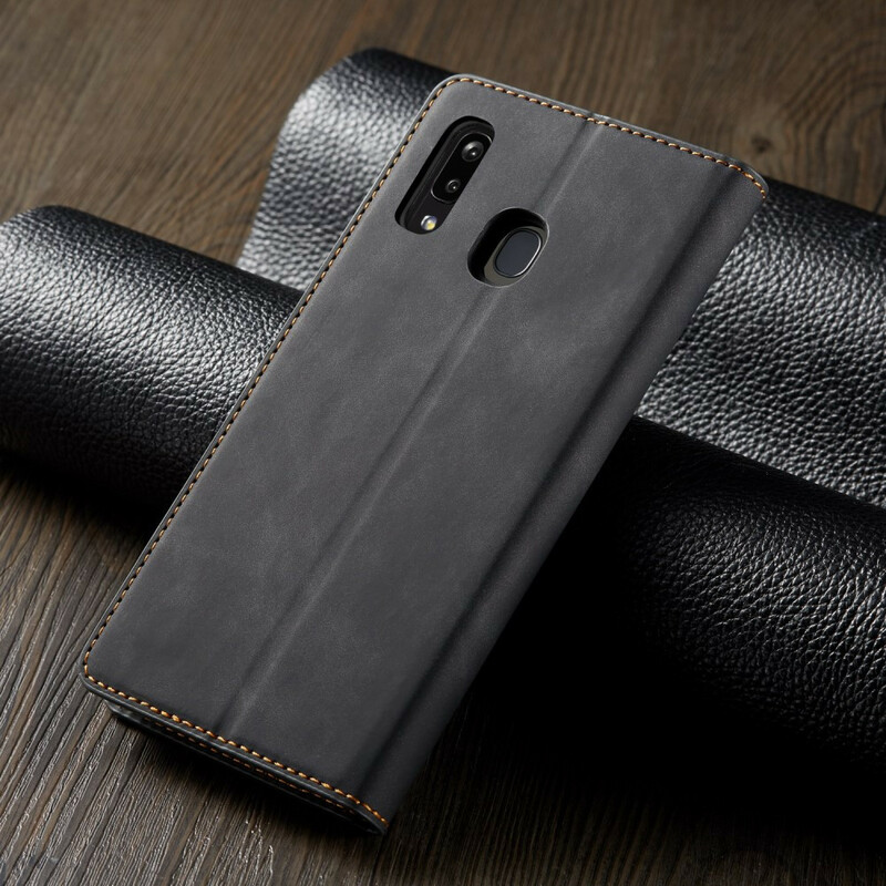 Capa Flip Cover Samsung Galaxy A20e Efeito Couro FORWENW Capa Flip Cover Samsung Galaxy A20e Efeito Couro FORWENW
