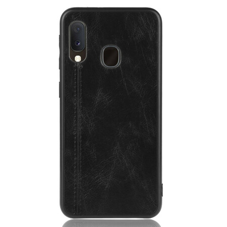 Samsung Galaxy A20e Efeito Couro Capa da costura