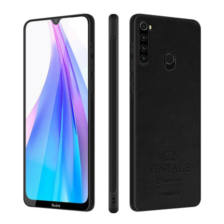 Xiaomi Redmi Note 8T Capa Vintage Efeito Couro PINWUYO