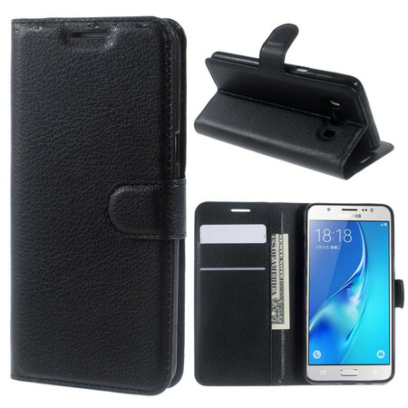 Samsung Galaxy J5 2016 Capa de Couro Lychee