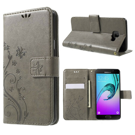 Samsung Galaxy A5 2016 Case Butterflies e Flores