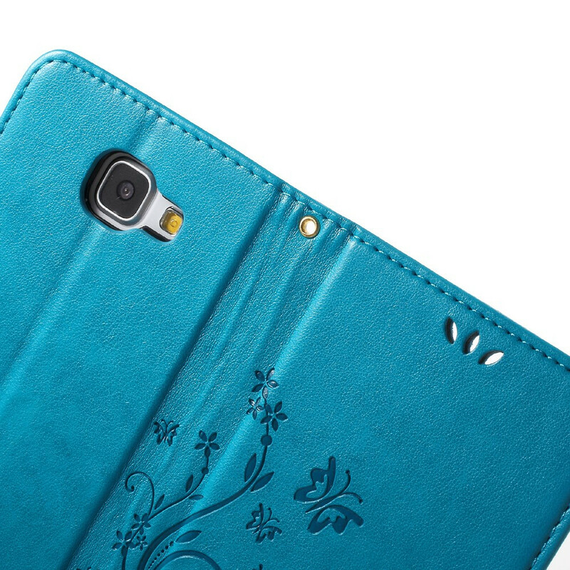 Samsung Galaxy A5 2016 Case Butterflies e Flores