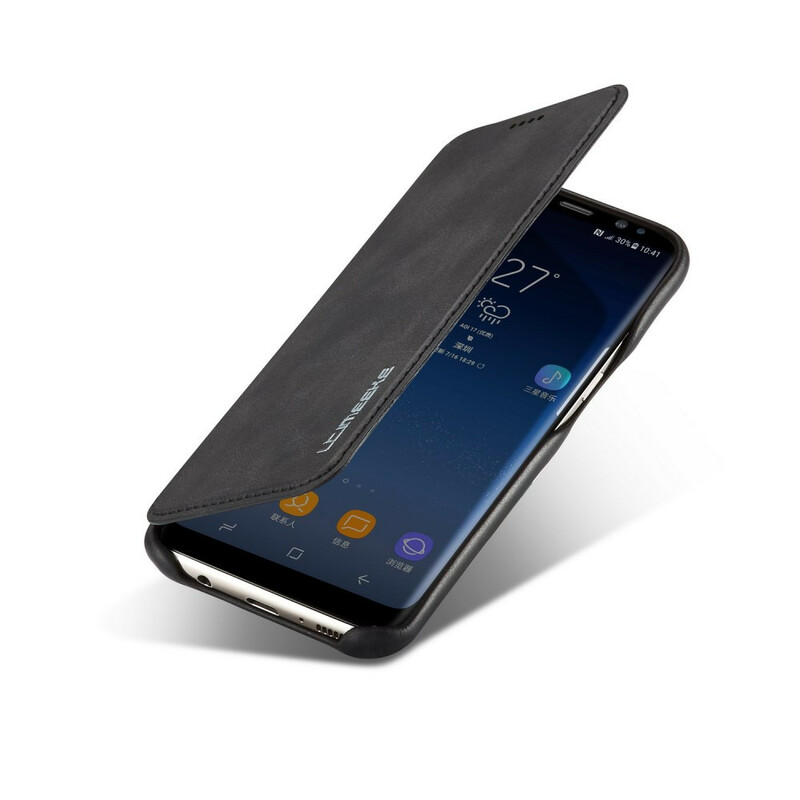 Capa Samsung Galaxy S8 LC.IMEEKE Efeito Couro